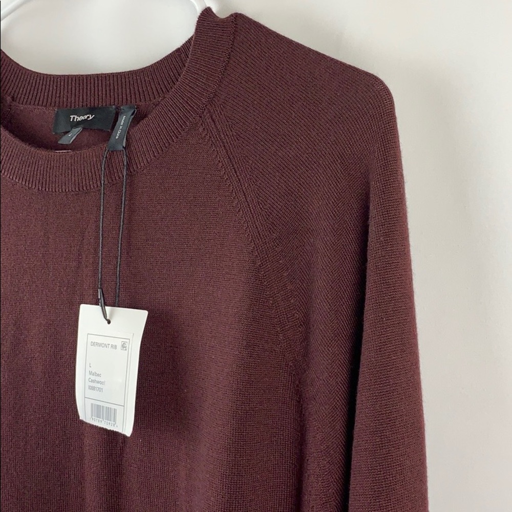 THEORY Dermont Merino Wool Blend Sweater - Picture 3 of 7